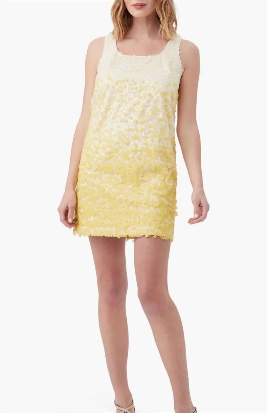 NWT Trina Turk Marley Dress- Sunshine State/Whitewash / 12